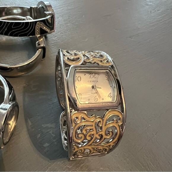 Geneva Studio Montreal De Fleur 5 Cuff Watches - Picture 8 of 10